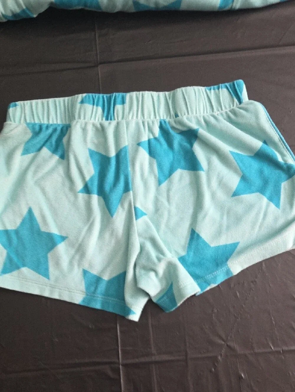 art class Teal Star Button-Front Pajama Set